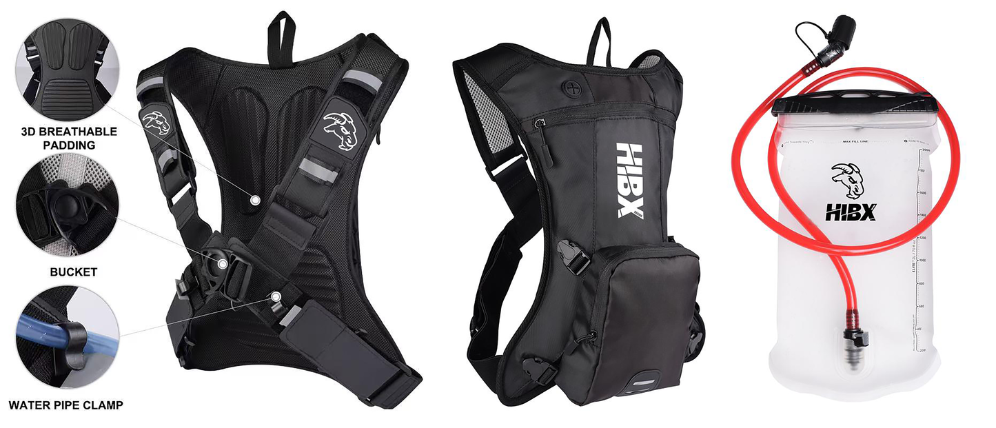 Mochila de Hidratação Racing Pro ( Preto )