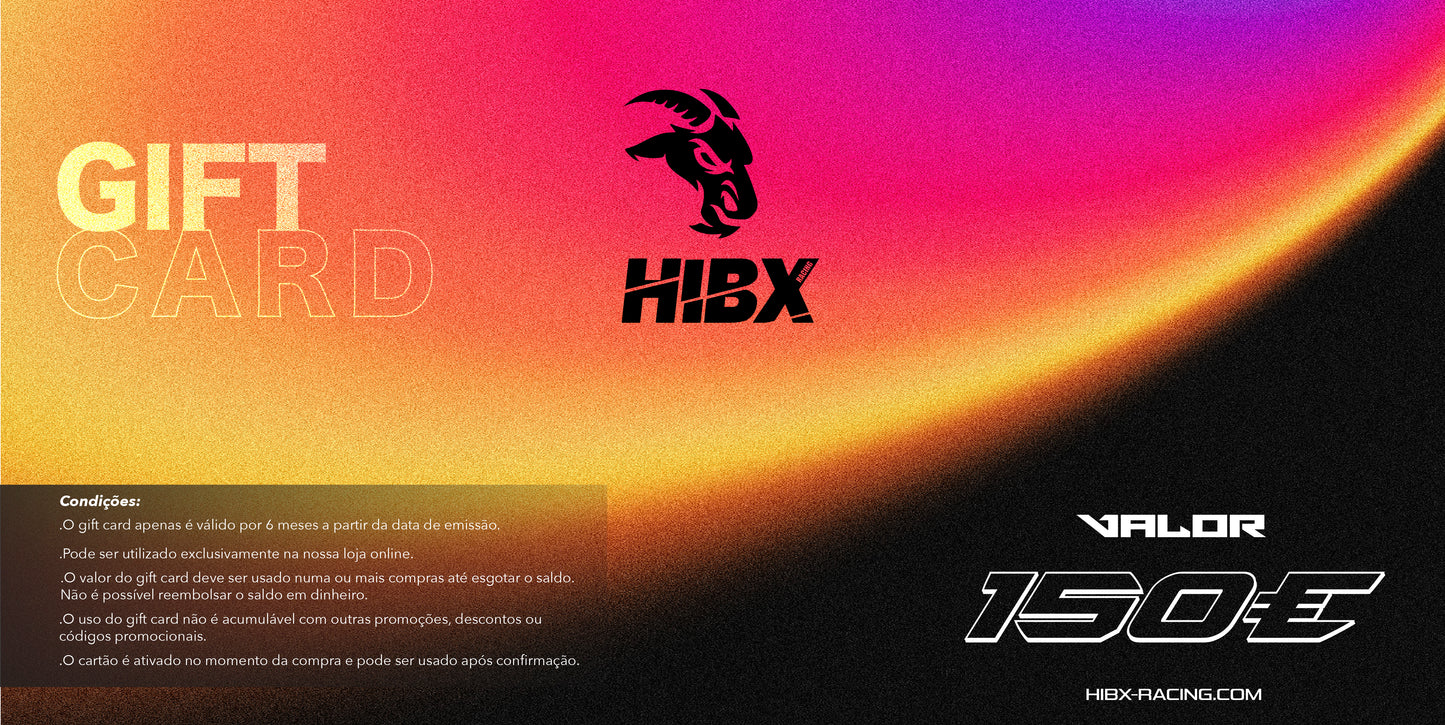 Cartão de Oferta Hibx Racing