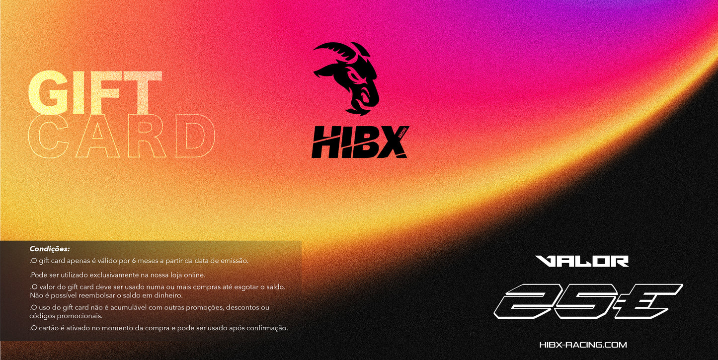 Cartão de Oferta Hibx Racing