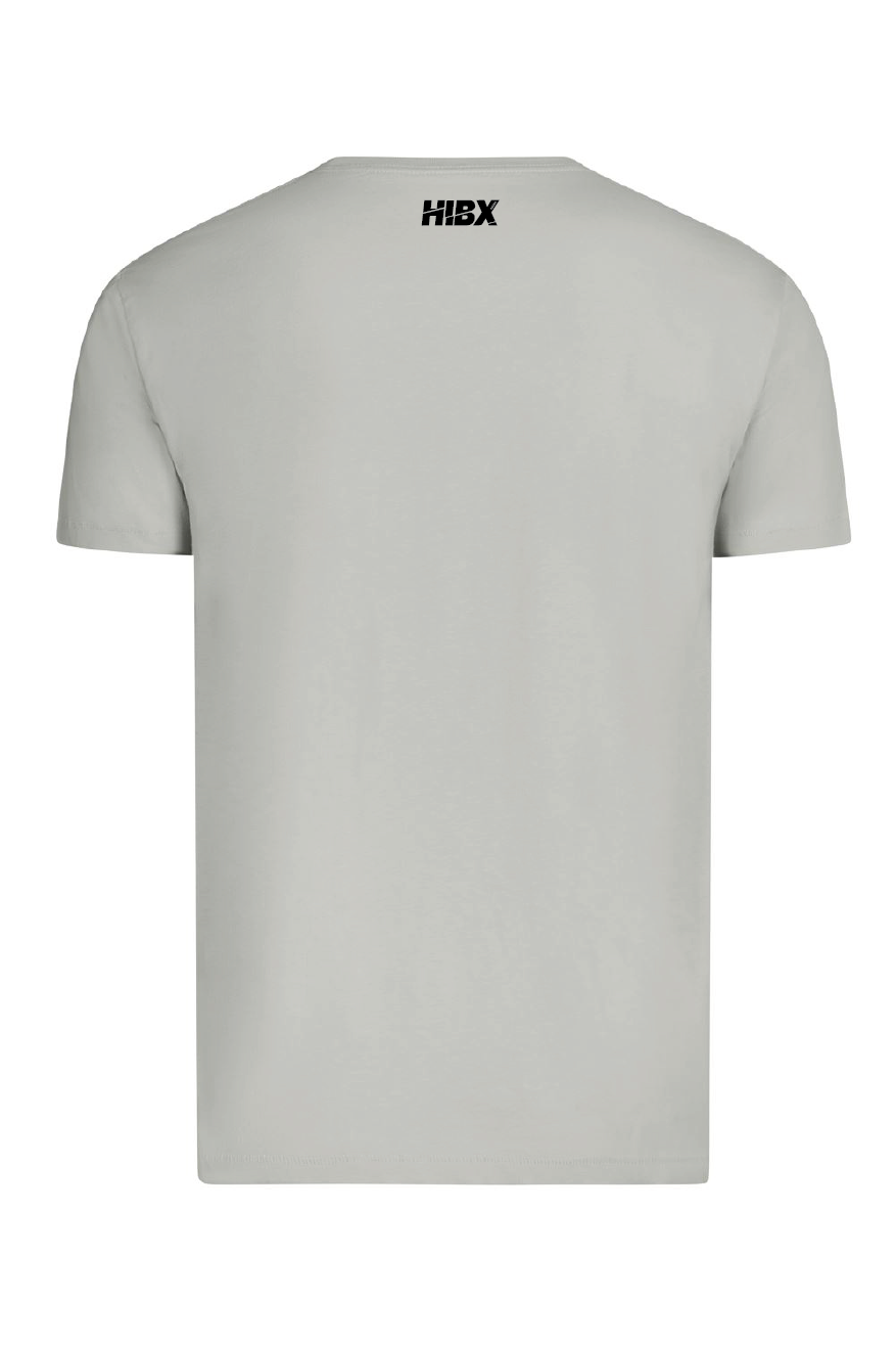 T-shirt Manga Curta ( Cinza )