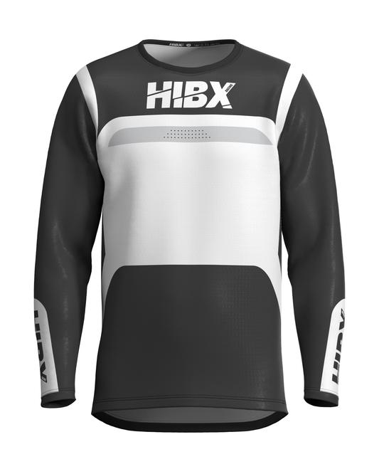 Jersey Enduro / MX S001 ( Racing Fit ) Black & White