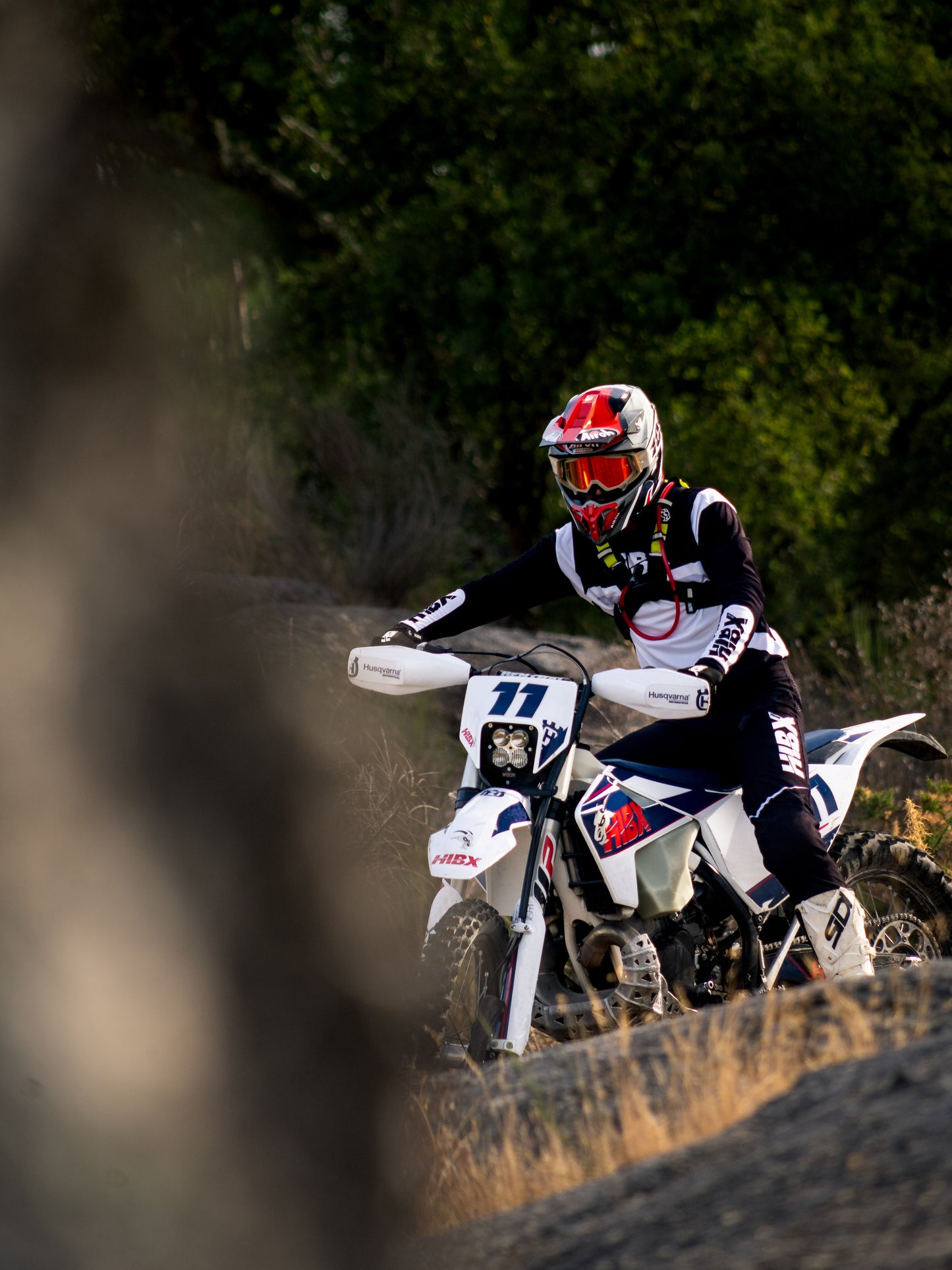 Jersey Enduro / MX S001 ( Racing Fit ) Black & White